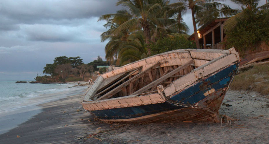 Boat on a beach