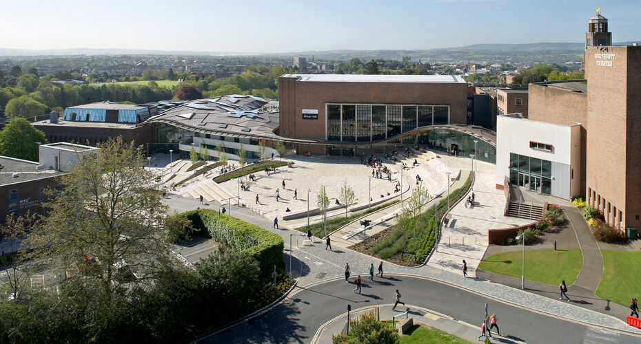 The Forum Piazza from above